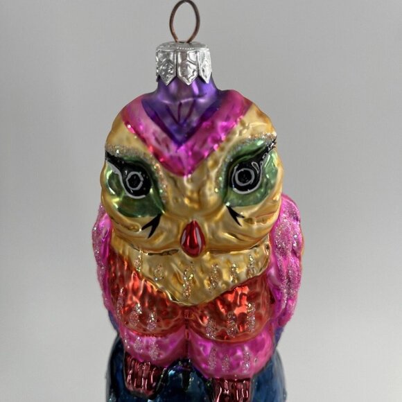 Christopher Radko Hooty Hoot‎ (95-024-0) Holiday Christmas Ornament Vintage - Picture 2 of 8